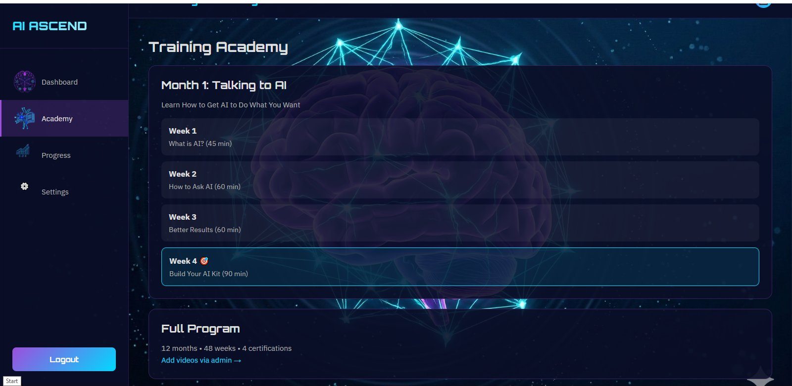 AI ASCEND Training Academy